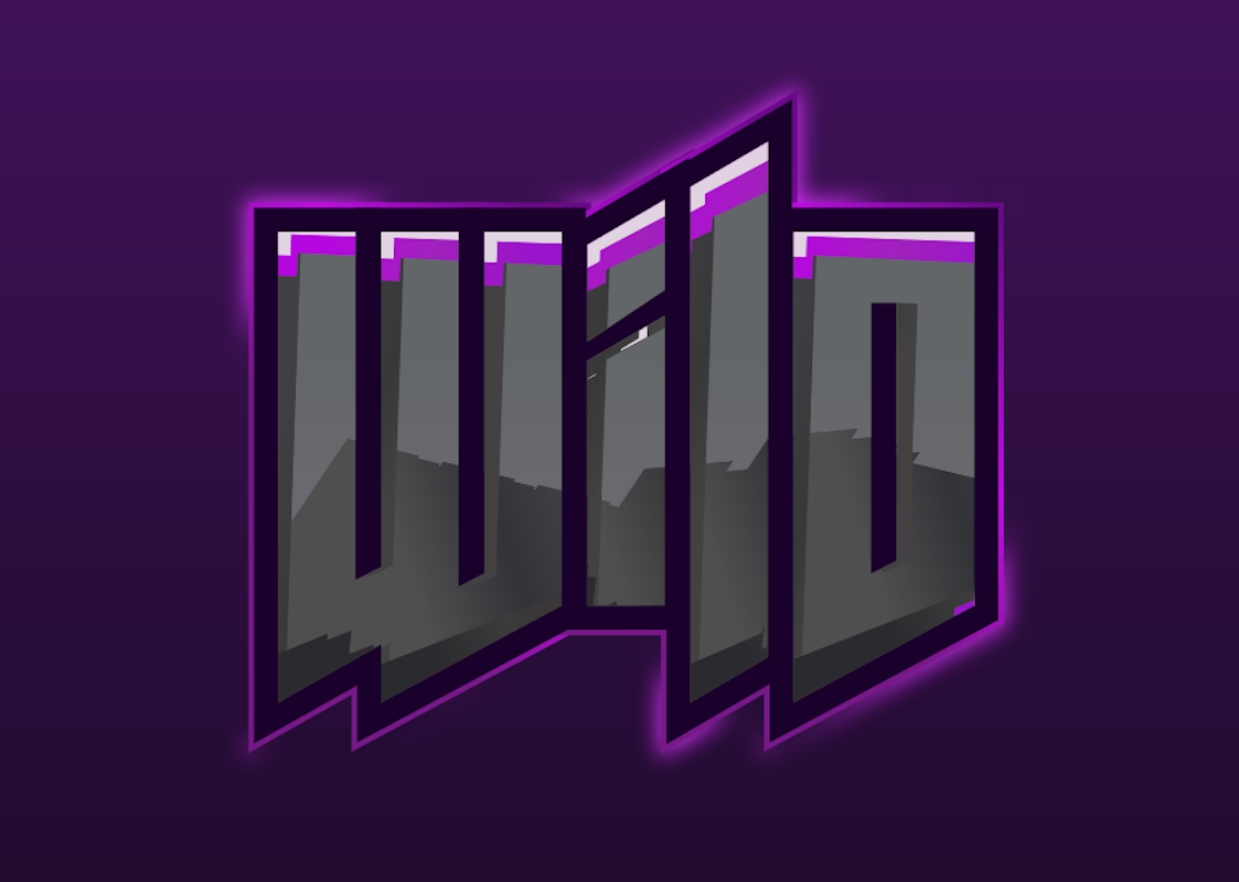 'Wild' - 3D Text with 'Neon' Effect
