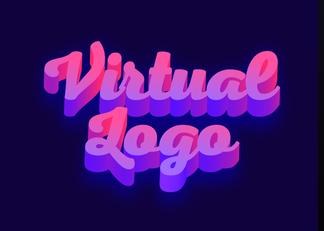 Beautiful 3D gradient text