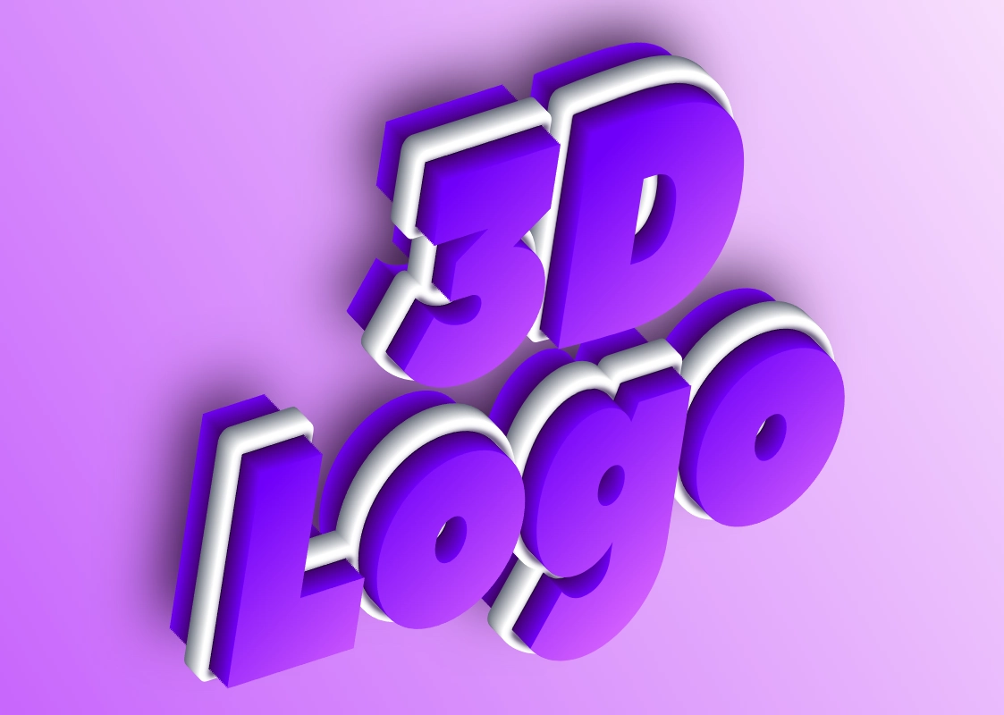 Volumetric 3D multilayered text