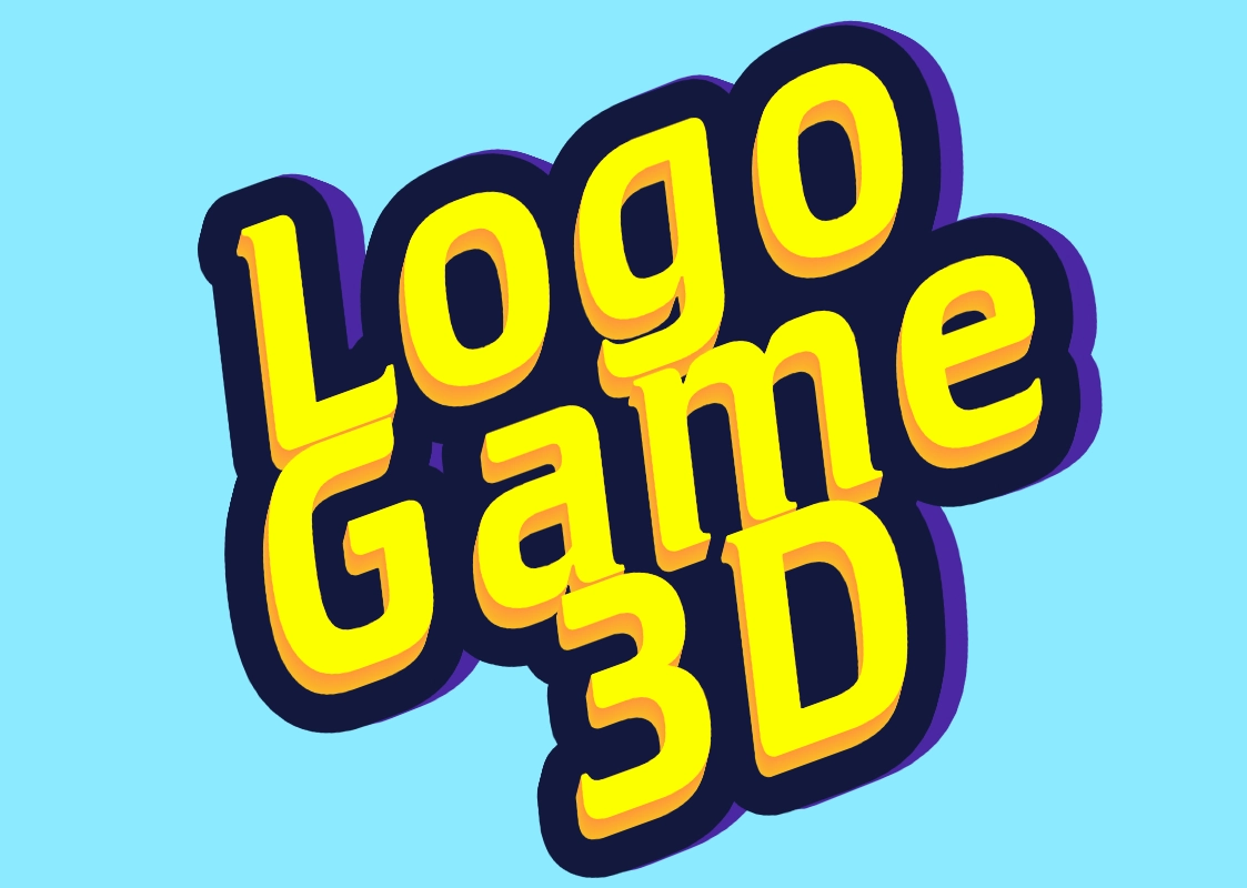 3D text for a bright volumetric headline