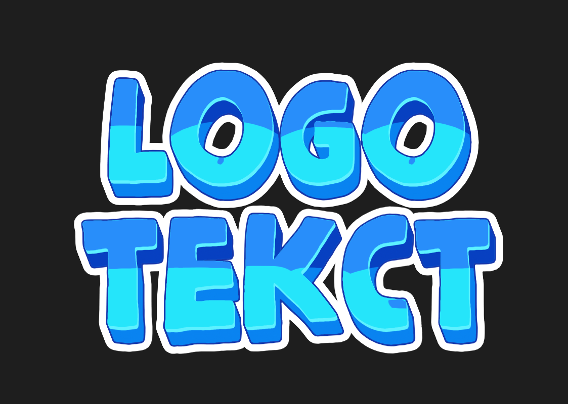 Attractive 3D text effect
