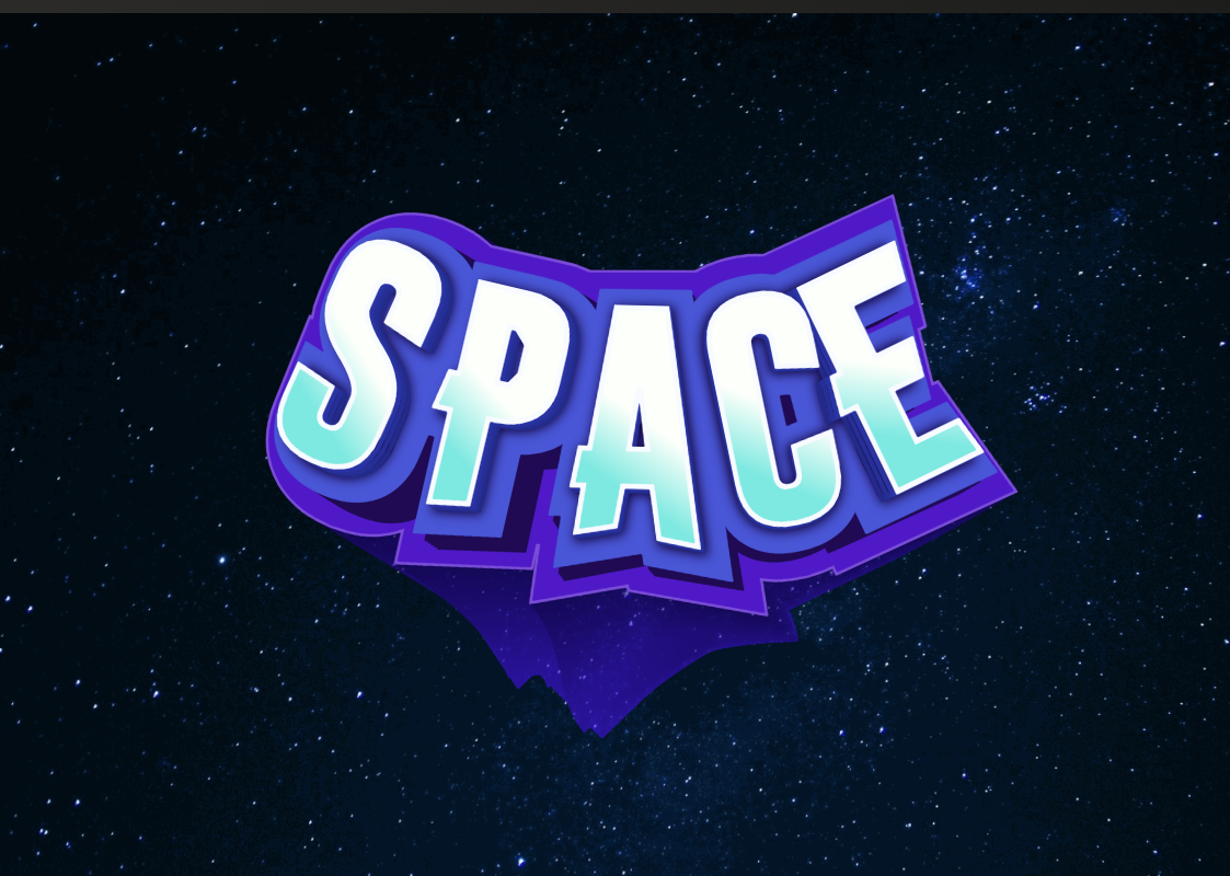 Dynamic Text Deformation: SPACE Style