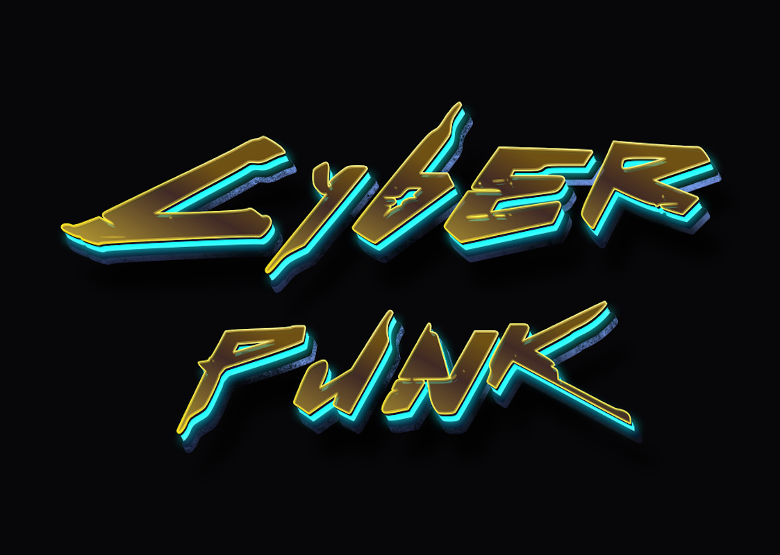 Cyberpunk Text Effect: Neon Lights of the Future