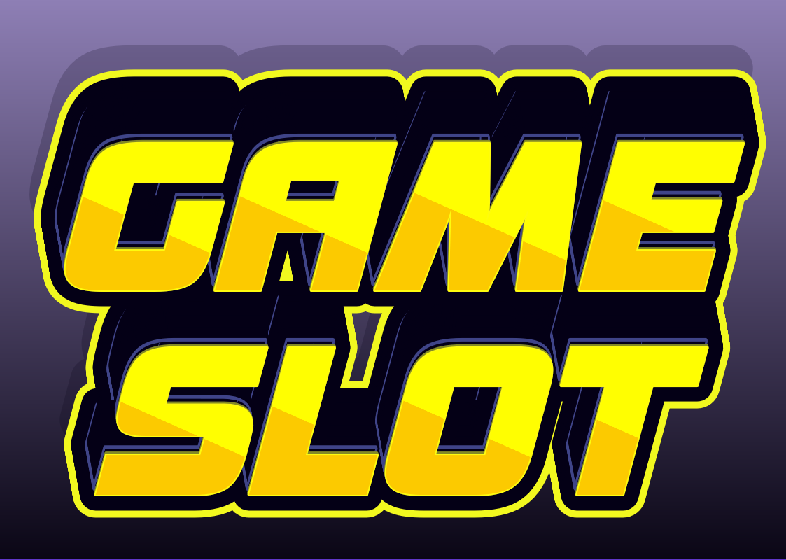 'Game Slot' Text Effect: A Big Win for Your Design