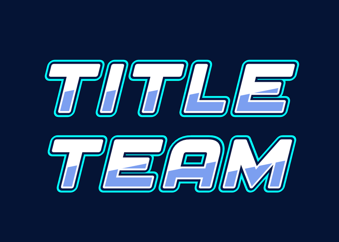 'Esports' Text Effect: Dynamics and Drive