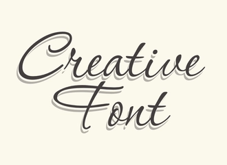 Creating a beautiful calligraphic font.