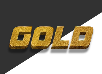 3d gold logo generator made of beautiful fonts.