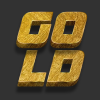 3d gold logo generator made of beautiful fonts for photo video or advertising printing. Create a gold lettering for the print.