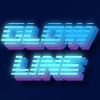 Make 3D text logo in beautiful modern style of glowing lines