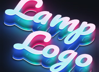 HD font in LED backlight style