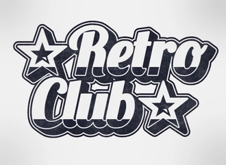 Monochrome 3D retro style for a creative and beautiful font.