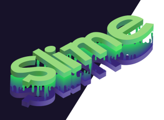 3d text effect Slime.